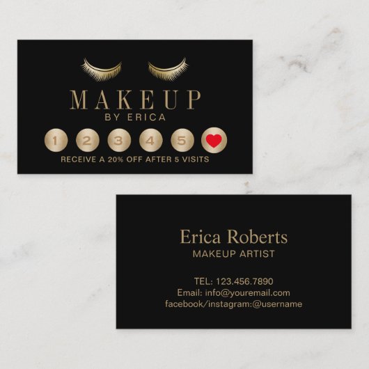 Loyalty Kaart | Zwart-witlaserkreeften (Voorkant / Achterkant)