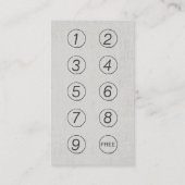 Loyalty-kaarten | Massabeslag op Gold Lotus Yoga Klantenkaartje (Achterkant)