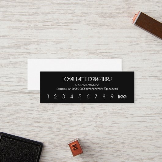 Loyalty Latte Mini Loyalty Drive Thru (Voorkant / Achterkant in situ)