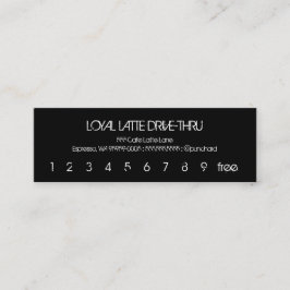 Loyalty Latte Mini Loyalty Drive Thru