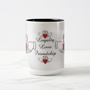 Loyalty Love Friendship Claddagh Coffee Mok