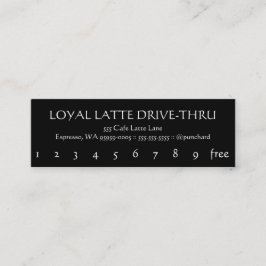 Loyalty Mini Latte Drive-Thru