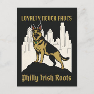 Loyalty Never Fades Duitse Herdershond Briefkaart