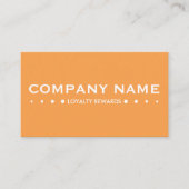LOYALTY piramid-stempelkaart (aanpasbare kleur) (Voorkant)