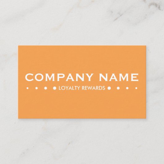 LOYALTY piramid-stempelkaart (aanpasbare kleur) (Voorkant)