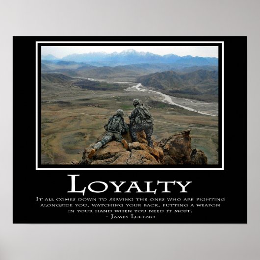 Loyalty Poster (Voorkant)