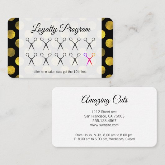 Loyalty Program Polka Dot (Voorkant / Achterkant)