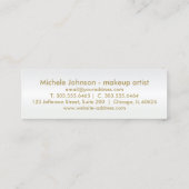 Loyalty Punch Card - Blue Glitter (Achterkant)