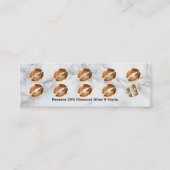 Loyalty Punch Card - Copper Glitter en Marble (Voorkant)