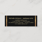 Loyalty Punch Card - Donkere Roos Glitter en Marbl (Achterkant)