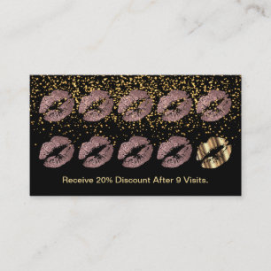 Loyalty Punch Card - Dusty Roos Glitter