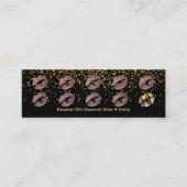 Loyalty Punch Card - Dusty Roos Glitter en Gold 3 (Voorkant)