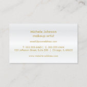 Loyalty Punch Card - Paarse Glitter en Gold 2 (Achterkant)