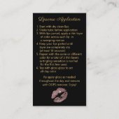 Loyalty Punch Card - Roos Glitter (Achterkant)