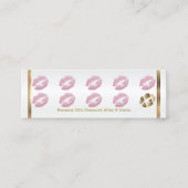 Loyalty Punch Card - Roze Glitter (Voorkant)