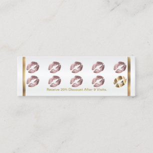 Loyalty Punch Card - Stusty Roos Glitter Lips