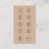 Loyalty Punch Kaart | Modern Natural Hair Makeup (Achterkant)