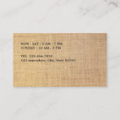 Loyalty Punch Kaart | Rustige braad- en houtkoffie (Achterkant)