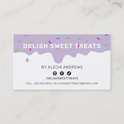 LOYALTY REWARDS Frosting Drip strooit paarse (Achterkant)