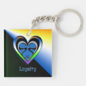 Loyalty Sleutelhanger (Achterkant)