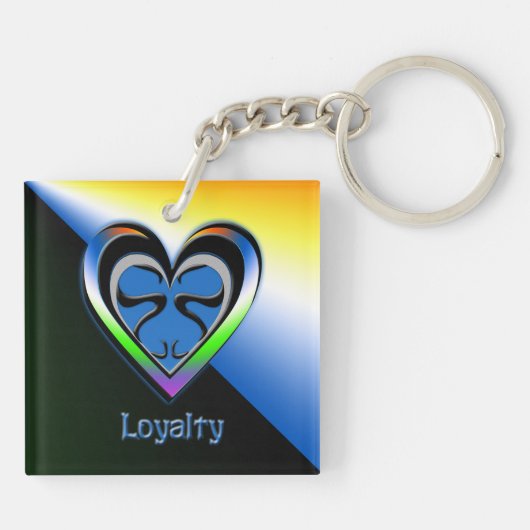 Loyalty Sleutelhanger (Achterkant)