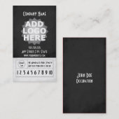 Loyalty Visitekaartje klant (Voorkant / Achterkant)