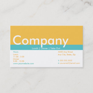 Loyalty Visitekaartje Punch Card