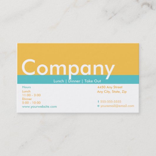 Loyalty Visitekaartje Punch Card (Voorkant)