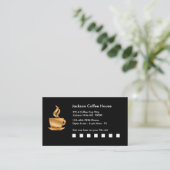 Loyalty voor koffie-winkel (Staand voorkant)