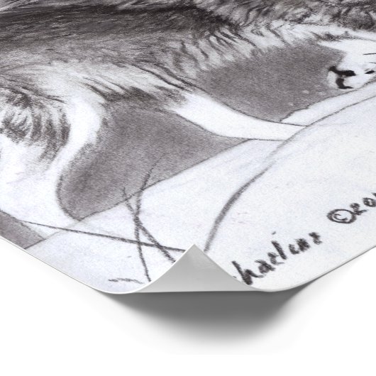 Loyalty - Wolven Poster (Hoek)