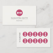 Loyalty's voor particuliere opleiders van moussere klantenkaartje (Voorkant / Achterkant)