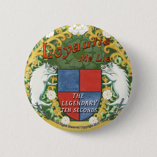 Loyaulté me liegenbadge ronde button 5,7 cm (Voorkant)