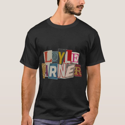 Loyle Carner - Losgeldbrief T-shirt (Voorkant)