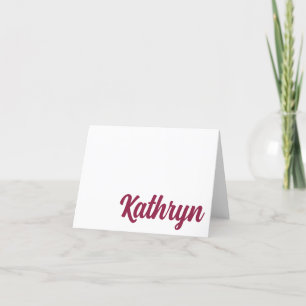 Loyola University Chicago gepersonaliseerde notiti Bedankkaart