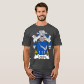 Lozano Coat of Arms Family Crest T-shirt (Voorkant volledig)