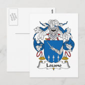Lozano Family Crest Briefkaart (Voorkant / Achterkant)