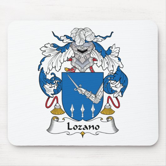 Lozano Family Crest Muismat (Voorkant)