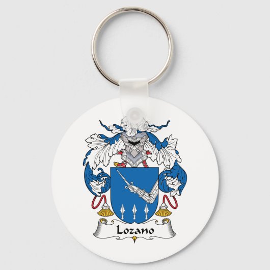 Lozano Family Crest Sleutelhanger (Voorkant)