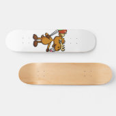 Lozen met ballon en taart | Achterkleur kiezen Persoonlijk Skateboard (Horizontaal)