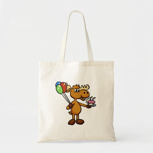 Lozen met ballon en taart | Achterkleur kiezen Tote Bag (Voorkant)