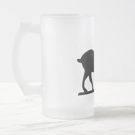 Lozen op de los matglas bierpul (Links)