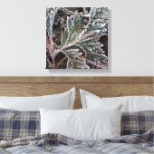 Lozen op twijgen canvas afdruk (Insitu (Slaapkamer))