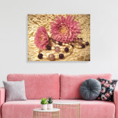 Lozen, parels en matrijzen canvas afdruk (Insitu (Woonkamer))