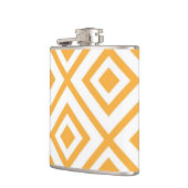 Lozengevorm geometrisch patroon heupfles (Links)