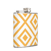 Lozengevorm geometrisch patroon heupfles (Rechts)