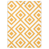 Lozengevorm geometrisch patroon klembord (Achterkant)