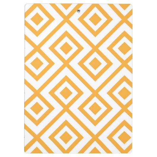 Lozengevorm geometrisch patroon klembord (Achterkant)