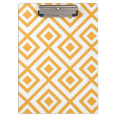 Lozengevorm geometrisch patroon klembord (Voorkant)
