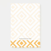 Lozengevorm geometrisch patroon post-it® notes (Voorkant)