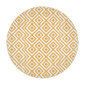 Lozengevorm geometrisch patroon snijplank (Voorkant)